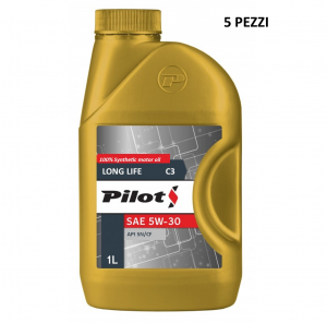 5 Pezzi 5 Litri Olio Motore Pilot 5W-30 