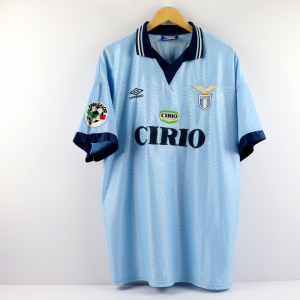 1996-97 Lazio Coppa Uefa Maglia #23 Venturin Match Worn Umbro 