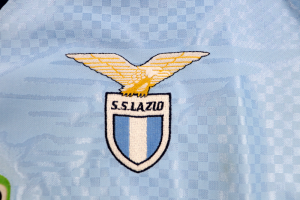 1996-97 Lazio Uefa Cup #23 Venturin Match Worn Shirt Umbro XL