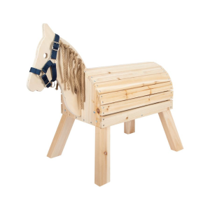 Cavallo giocattolo di legno compatto