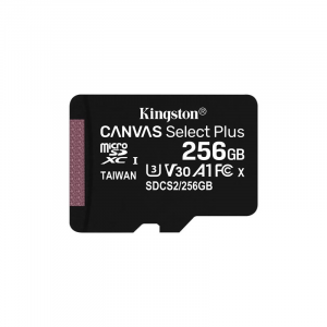 KINGSTON MICRO SD 256GB CL10 CANVAS SELECT PLUS 100MB/s