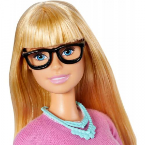 Barbie-Maestra con 10 accessori 