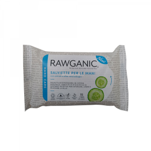 RAWGANIC ® - SALVIETTE DETERGENTI PER MANI BIO (15 pz)