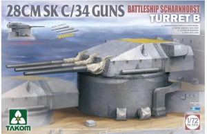TAKOM 5016 28 cm SK C/34 Battleship Scharnhorst Turret B