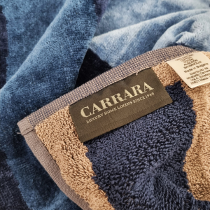 Towels and bath towels in blue CARRARA Naxos terry cloth