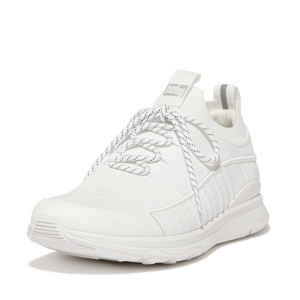 Fitflop - VITAMIN FF KNIT SPORTS TRAINERS URBAN WHITE