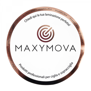 Maxymova Laminación Sticker  para escaparate versión enI Italiano 