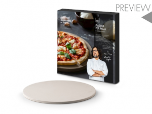 H&H piastra pizza pietra refrattaria tonda 33 cm