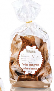 Biscotti rustici farina integrale e miele d'acacia 300 g - Virginia