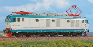 Locomotiva elettrica E 652 158 livrea XMPR con logo tricolore Divisione Cargo FS ep. VI