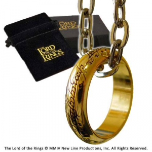 Replica Lord of the Rings: RING THE ONE RING (gold plated) 1/1 by Noble Collection