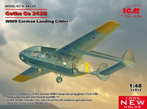 1:48 Gotha Go 242B, WWII German Landing Glider (100% new molds)