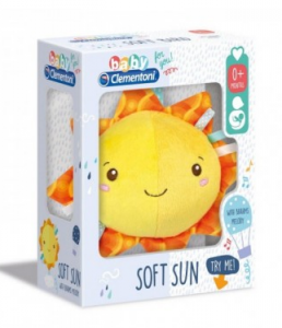 Baby Clementoni - Peluche Carillon Musicale Soft Sun