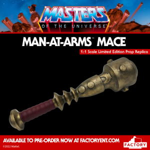 *PREORDER* Replica Masters of the Universe: MAN-AT-ARMS MACE 1/1 by Factory Entertaiment
