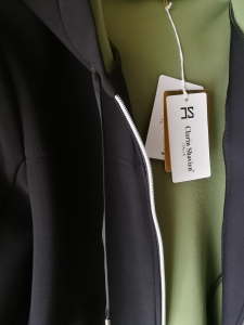 Cappotto nero neoprene | vendita cappotti neoprene online