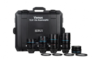 Sirui Venus Kit Anamorfiche Sony E 35+50+75+100mm T2.9 1.6X FF+ Adattatore