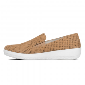 Fitflop - SUPERSKATE TM PERF SOFT BROWN SUEDE