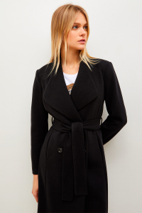 Double Breasted Coat with Belt