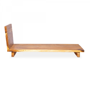 Salotto formato da divano, tavolino, n. 2 poltrone e chaise longue in legno di teak 