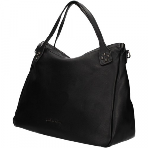 Black handbag shopper model