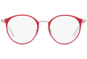 Ray-Ban 0ry 1053 4066 45 Montature, Rosso (Silver On Top Red), Unisex-Adulto