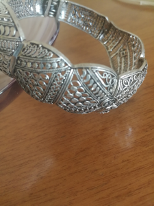 Rigid ethnic bracelet