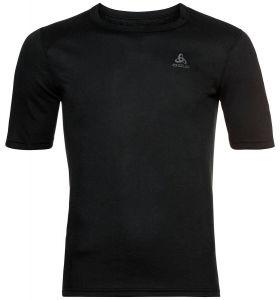 Odlo - BL TOP CREW NECK S/S ACTIVE WARM ECO BLACK