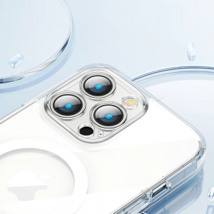 Custodia magnetica Magsafe trasparente per iPhone 14, Plus, Pro, Pro Max