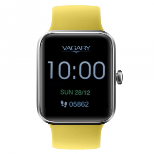 Smartwatch giallo e grigio Vagary By Citizen