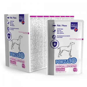 Hypoallergenic Active with fish for dog