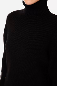 Over Sweater with Logoed Bands
