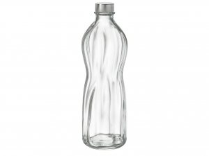 Bottiglia In Vetro Aqua Tappo A Vite Lt1