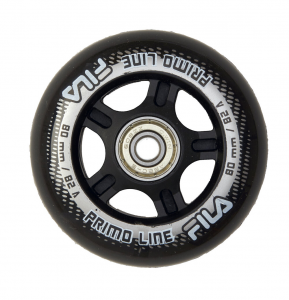 FILA wheels 80mm/82A+ABEC5+Alu spacer 6mm