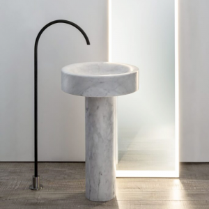 Freestanding marble washbasin LVM Moab80 