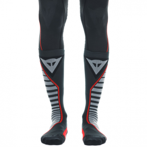 Calza Lunga Termica Dainese Thermo Long Sock Black/Red