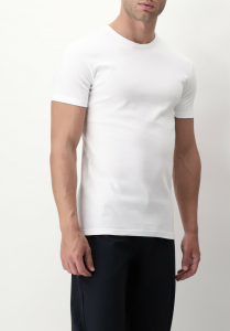 T-shirt maglia intima uomo girocollo 6 pz. bianco cotone elasticizzato  ART.NP-3