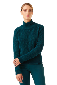Knit Velvet Turtleneck Lady sweater