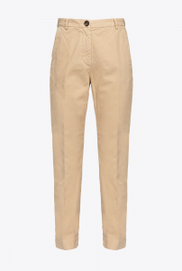 Pantalone Camilla Slim PJ818 chinos beige Pinko