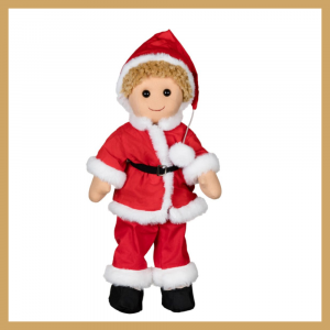 Bambola bambolo Claus Babbo Natale My Doll 42 cm