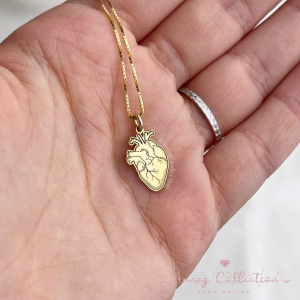 Collana Cuore Anatomico in Argento925