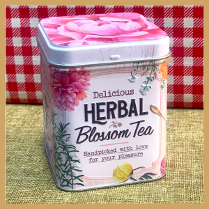 Scatolina da the Herbal Blossom di latta