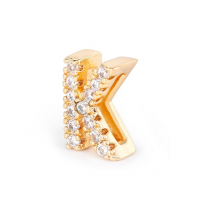 2MUCH Jewels Lettera K - Pvd Gold