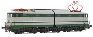 FS, locomotiva elettrica E.646, 2a serie, livrea verde/grigia con modanature d'alluminio, ep. IIIb, con DCC Sound decoder
