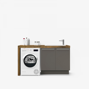 Laundry cabinet with washing machine door 03 store Geromin 