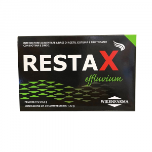 RESTAX EFFLUVIUM INTEGRATORE A BASE DI ZINCO, TRIPTOFANO E BIOTINA