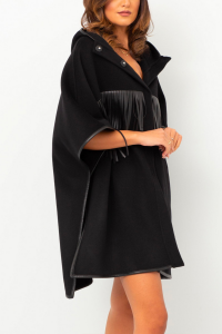 Cape with Fringes and Hood