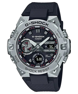 Casio G-Shock orologio digitale multifunzione, acciaio nero GST-B400