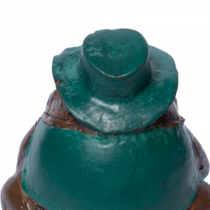 Statuetta Rospo con cappello in ottone # DS44