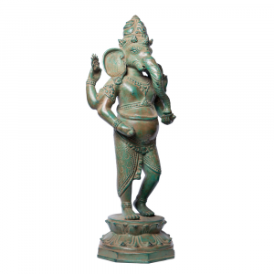 Statua Ganesh in ottone # DS36