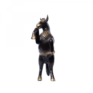 Statuetta Cavallo in piedi in ottone # DS31